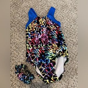 CXS leotard and scrunchie